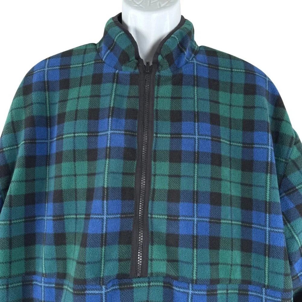 Chubbies The Warmin Up Reversible Jacket Mens‎ XL Fleece Plaid NWT CJ-2035